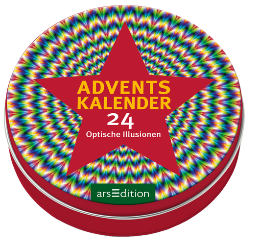 Adventskalender in der Dose. 24 Optische Illusionen