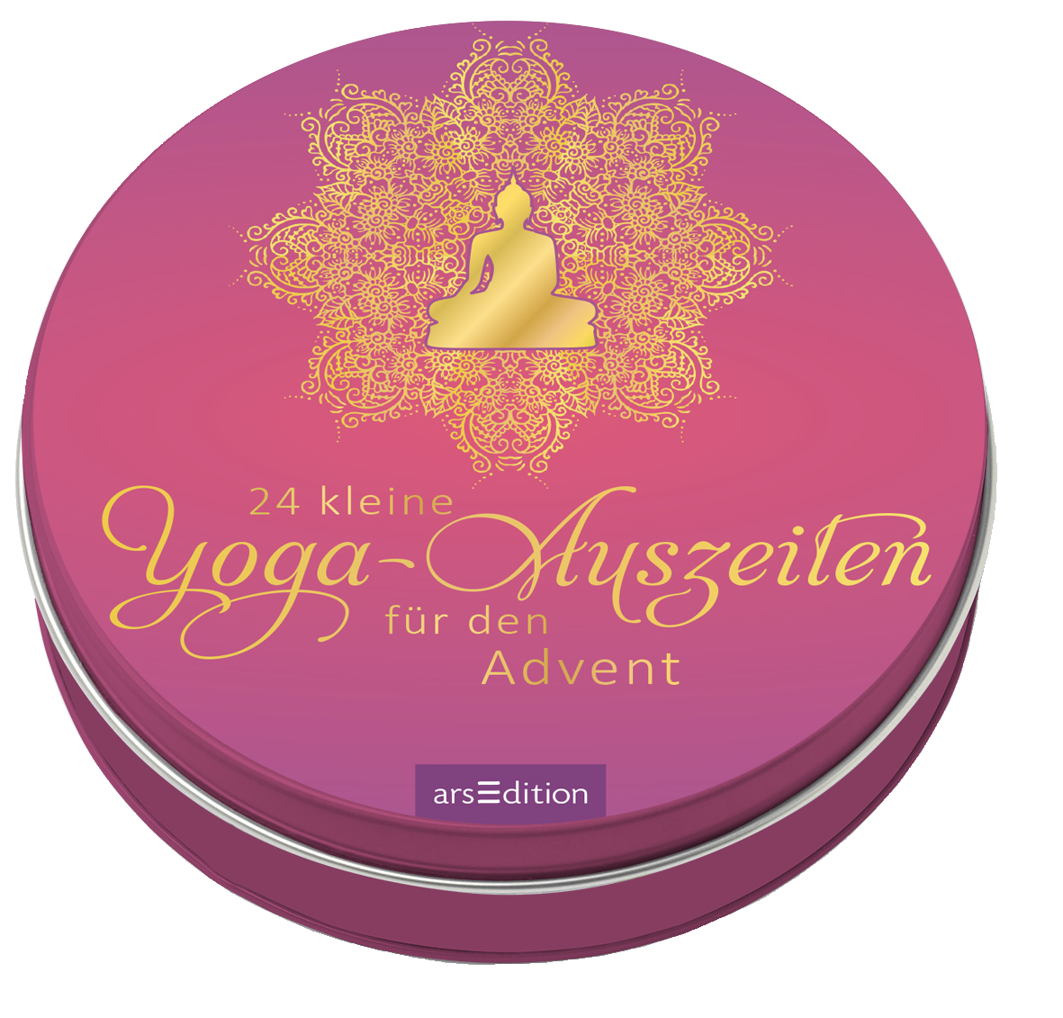 Adventskalender in der Dose. 24 kleine Yoga-Auszeiten für den Advent