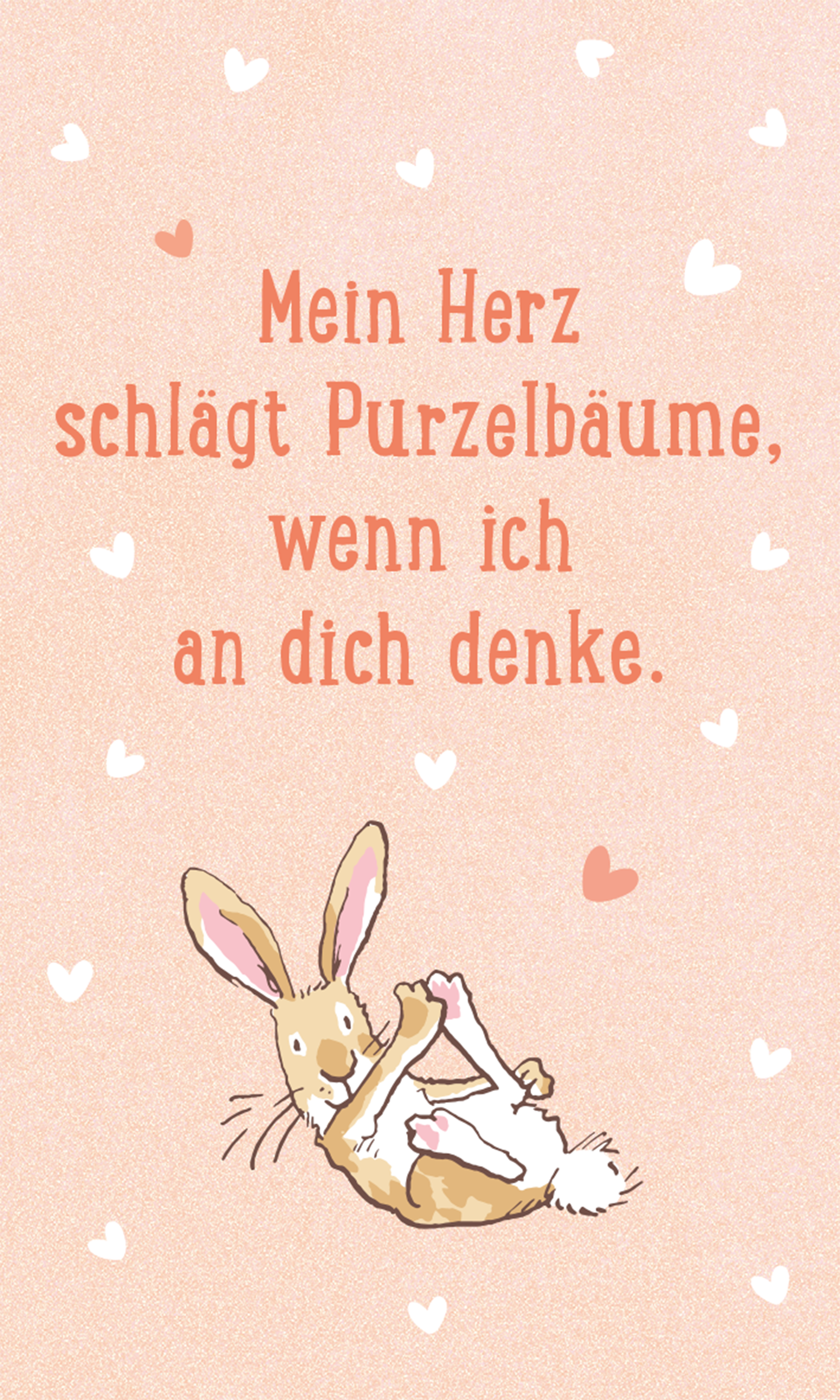 Gezeigt wird eine Innen- oder Zusatzansicht von „Weißt du eigentlich, wie lieb ich dich hab? Du bist einfach wundervoll “.