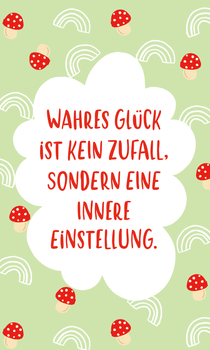 Gezeigt wird eine Innen- oder Zusatzansicht von „Viel Glück für dich!“.