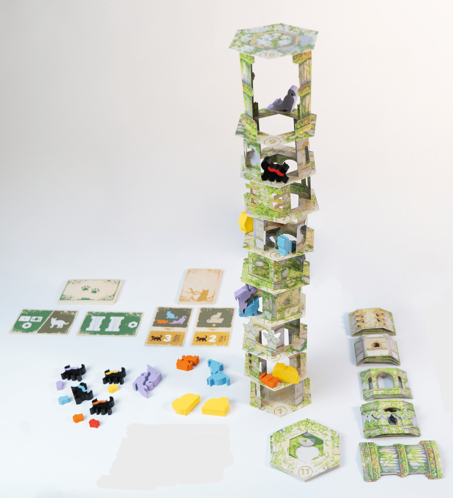 Gezeigt wird eine Innen- oder Zusatzansicht von „Cat and the Tower“.