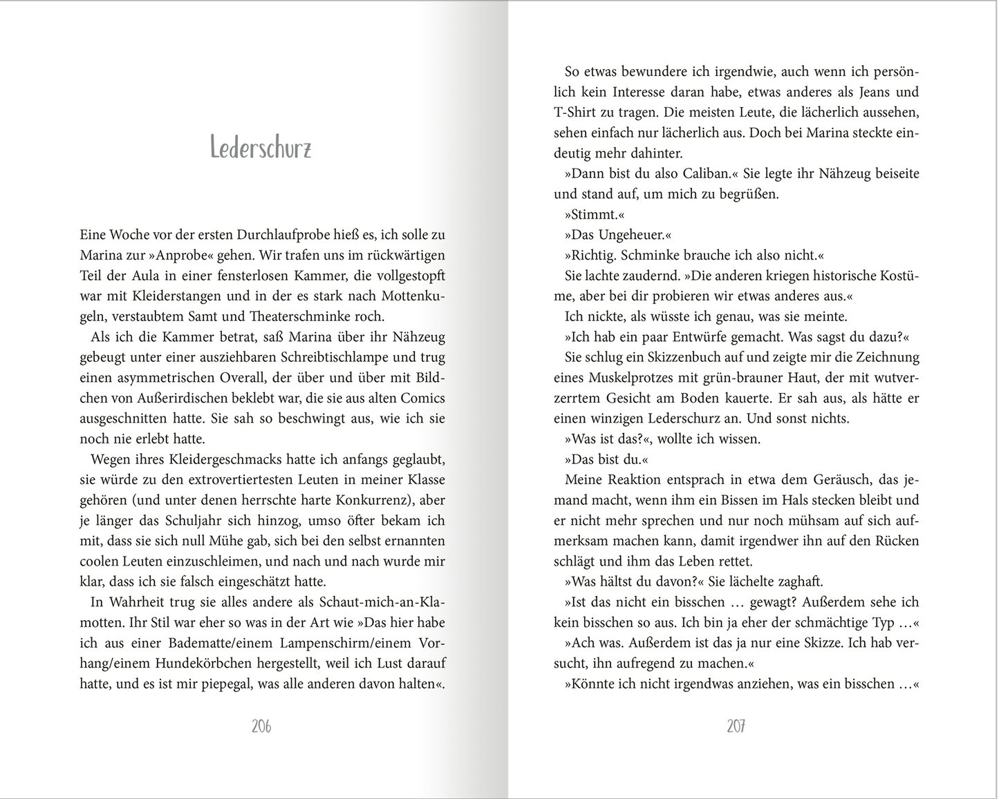 Gezeigt wird eine Innenansicht von „Genial normal“. Die Seite bietet einen klaren, lesbaren Layout mit viel Weißraum. Der Text ist in einer gut strukturierten, serifenlosen Schriftart gehalten, die leicht zu lesen ist. Die Absätze sind großzügig gegliedert und der Kontrast zwischen Buchstabe und Hintergrund fördert die Lesbarkeit. Illustrationen oder grafische Elemente sind nicht abgebildet, der Fokus liegt auf dem Textinhalt.