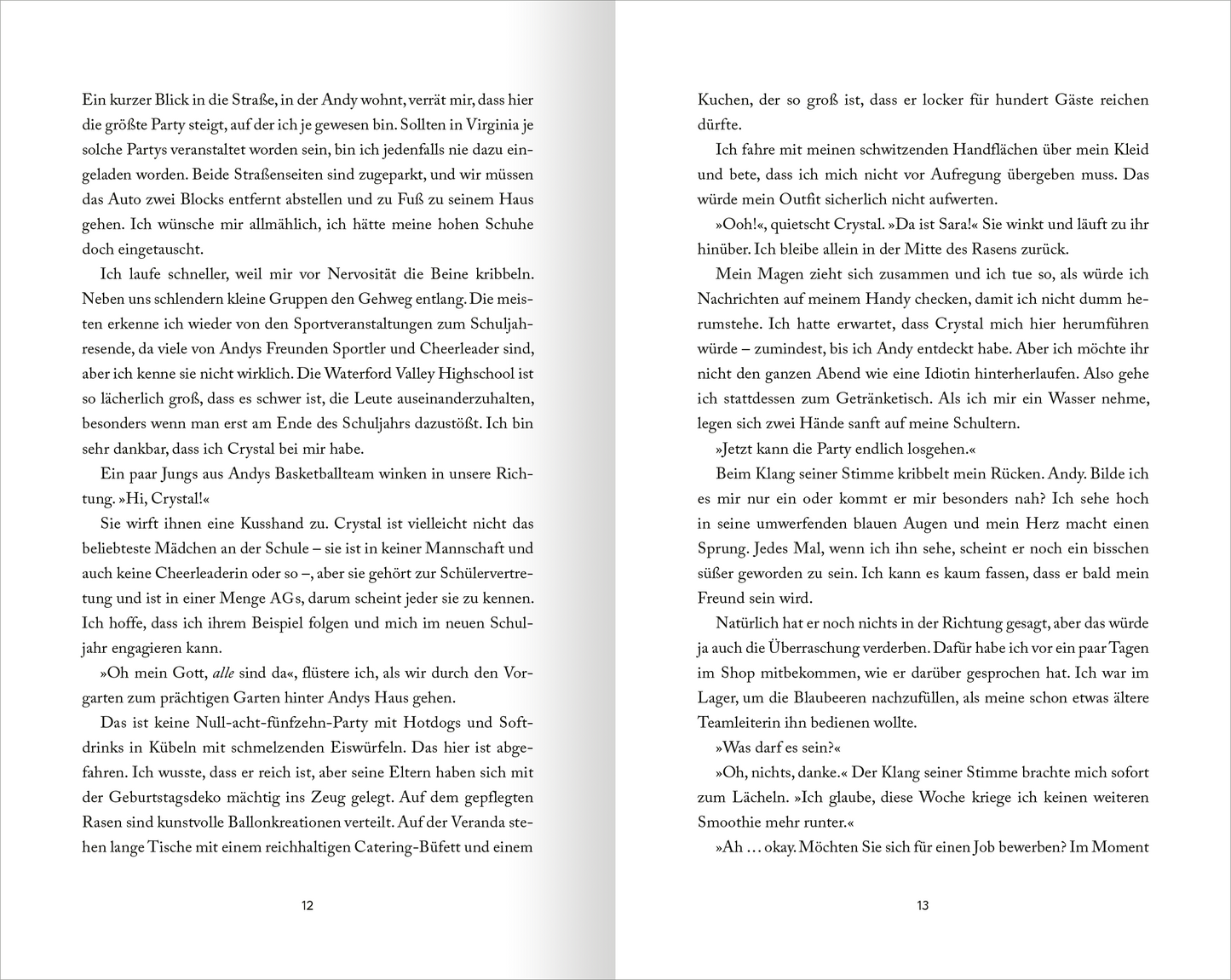 Gezeigt wird eine Innen- oder Zusatzansicht von „My Hot British Boyfriend“. Die Seiten sind im Hochformat gehalten und zeigen eine klare, gut lesbare Schriftart in Schwarz auf einem weißen Hintergrund. Der Text ist in Absätze gegliedert, wodurch die Lesbarkeit erhöht wird. Zentrale Elemente sind gut strukturiert, mit fließendem Inhalt, der eine Erzählung vermittelt. Die Seitenränder sind symmetrisch, und es sind keine ablenkenden grafischen Elemente vorhanden.