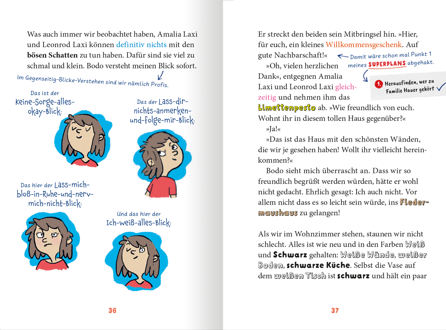 Gezeigt wird eine Innen- oder Zusatzansicht von „Juni von der Farbe und ein Sommer voller Superpläne“.