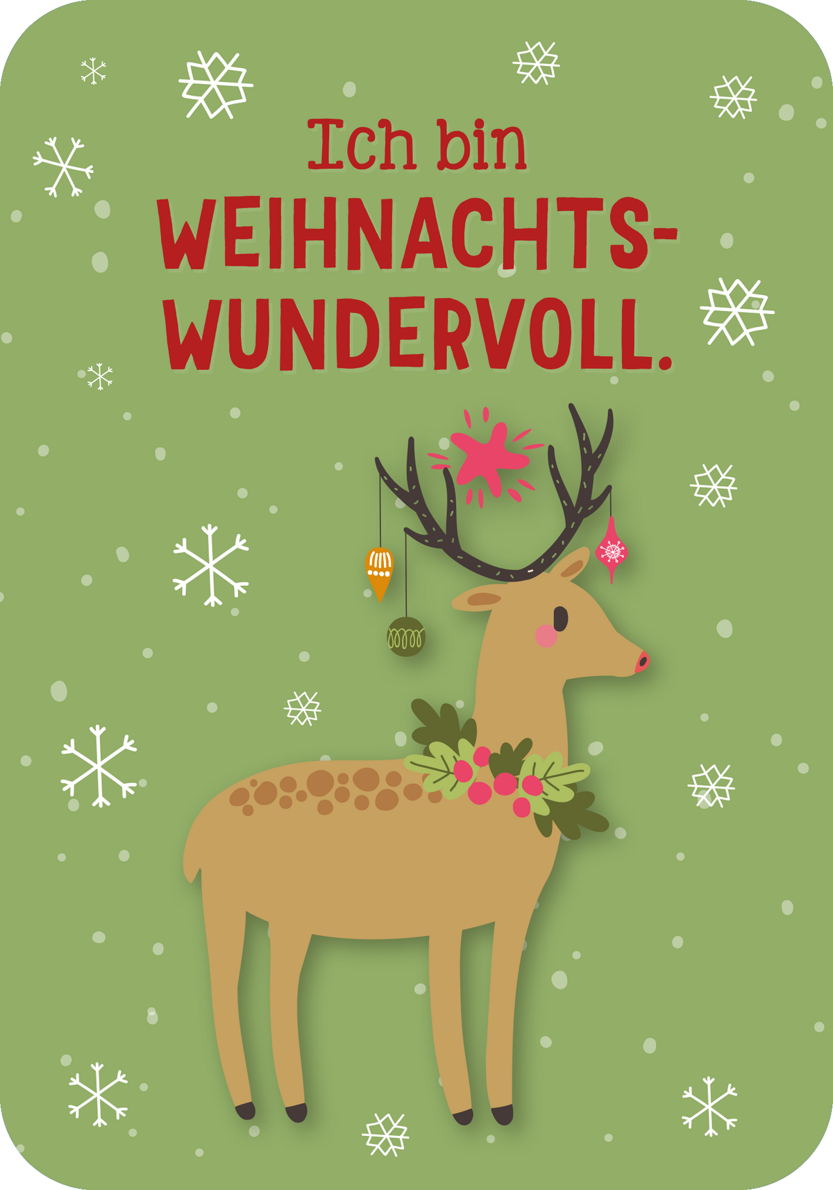 Gezeigt wird eine Innen- oder Zusatzansicht von „Affirmationskarten Adventskalender“.