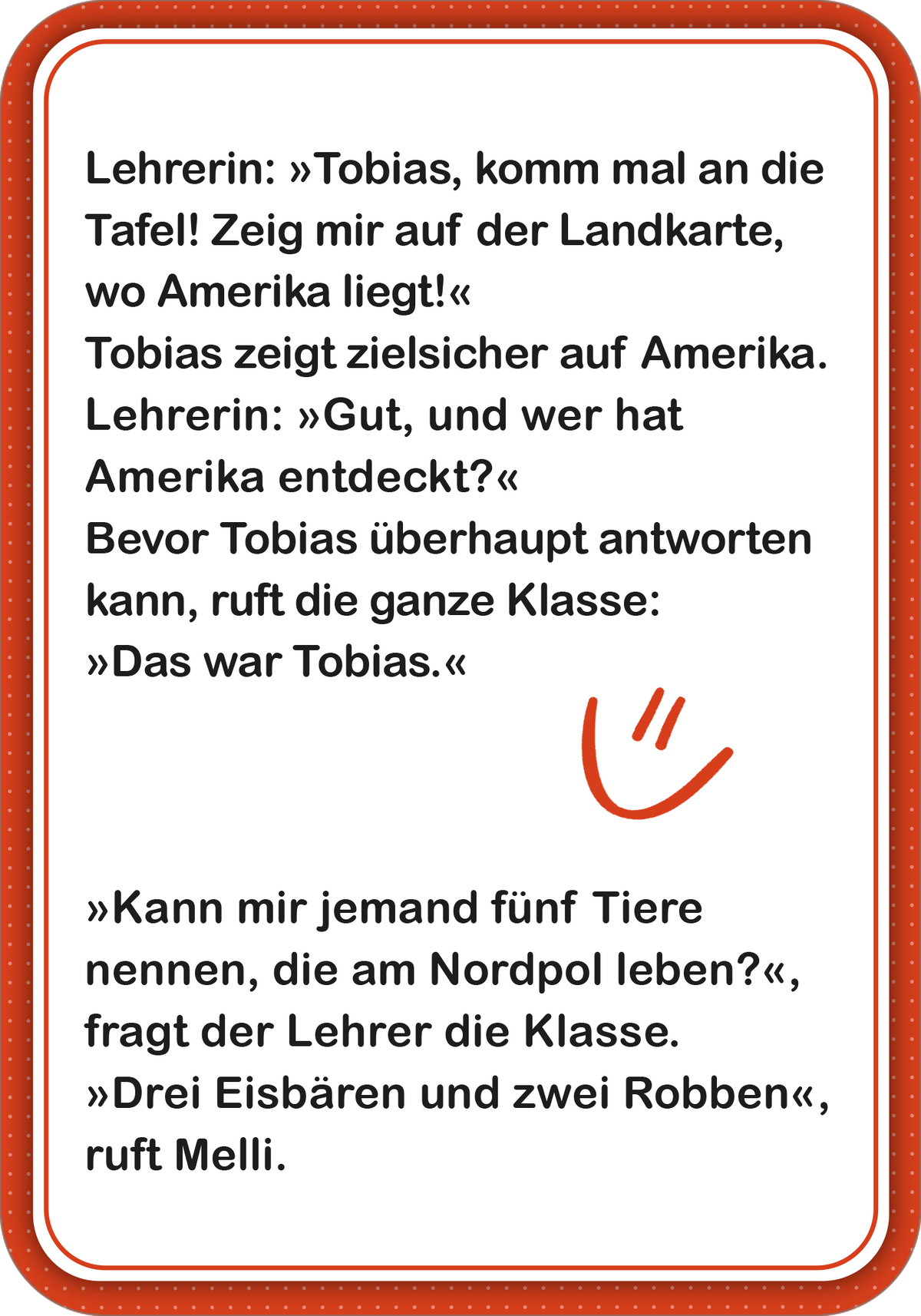 Gezeigt wird eine Innen- oder Zusatzansicht von „Schülerwitze“.
