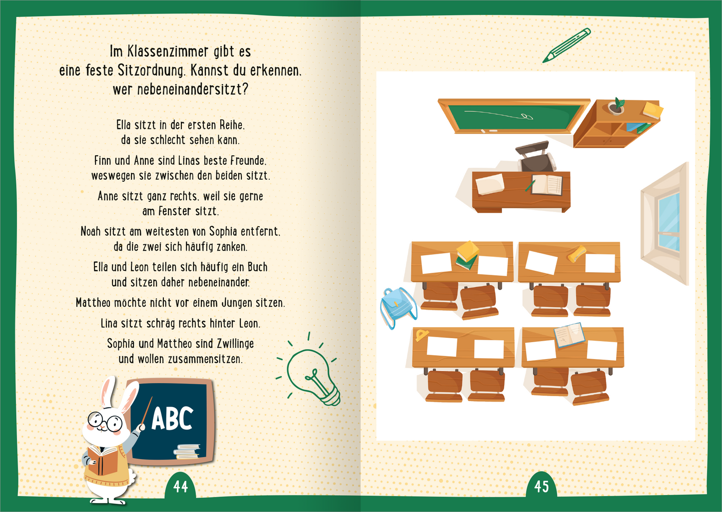 Gezeigt wird eine Innen- oder Zusatzansicht von „Mein supercooles Rätselbuch“.