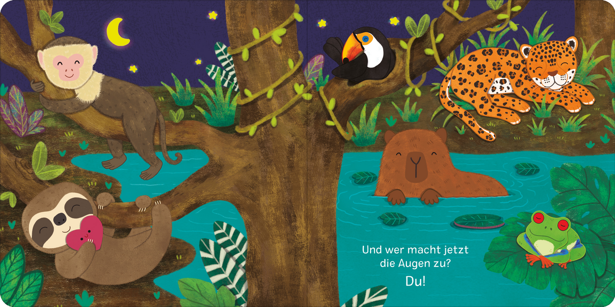 Gezeigt wird eine Innen- oder Zusatzansicht von „Augen zu und träum schön!“.
