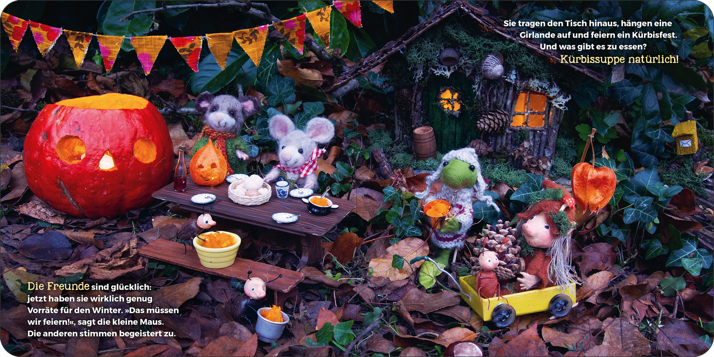 Gezeigt wird eine Innen- oder Zusatzansicht von „Die kleine Maus im Herbst“.