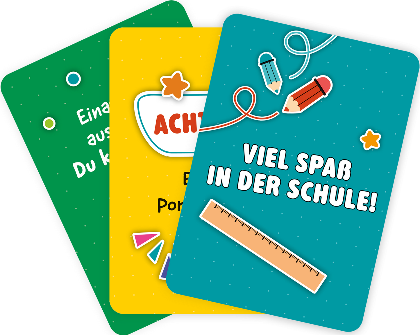 Gezeigt wird eine Innen- oder Zusatzansicht von „Mutmachkarten | 50 Brotboxnachrichten“.