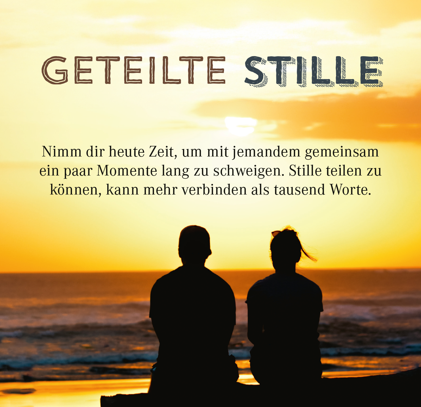 Gezeigt wird eine Innen- oder Zusatzansicht von „Nimm dir Zeit für kleine Freuden“.