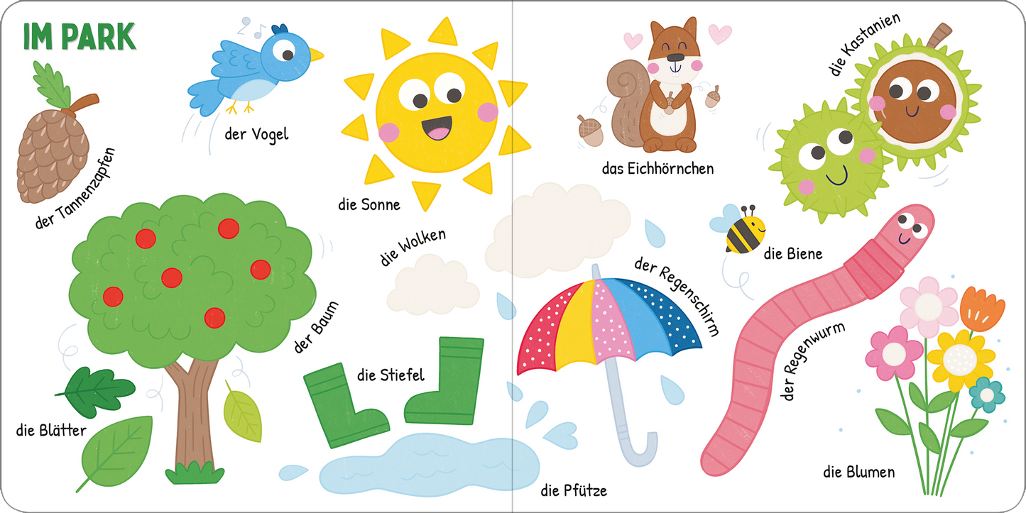 Gezeigt wird eine Innen- oder Zusatzansicht von „Ich kenne die Wörter“.
