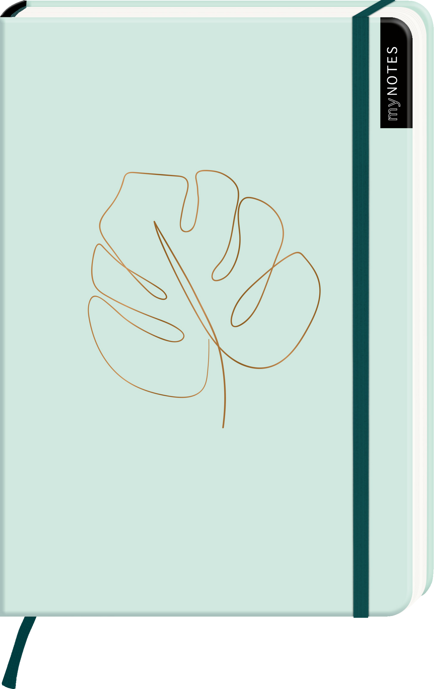 myNOTES Notizbuch A5: Monstera