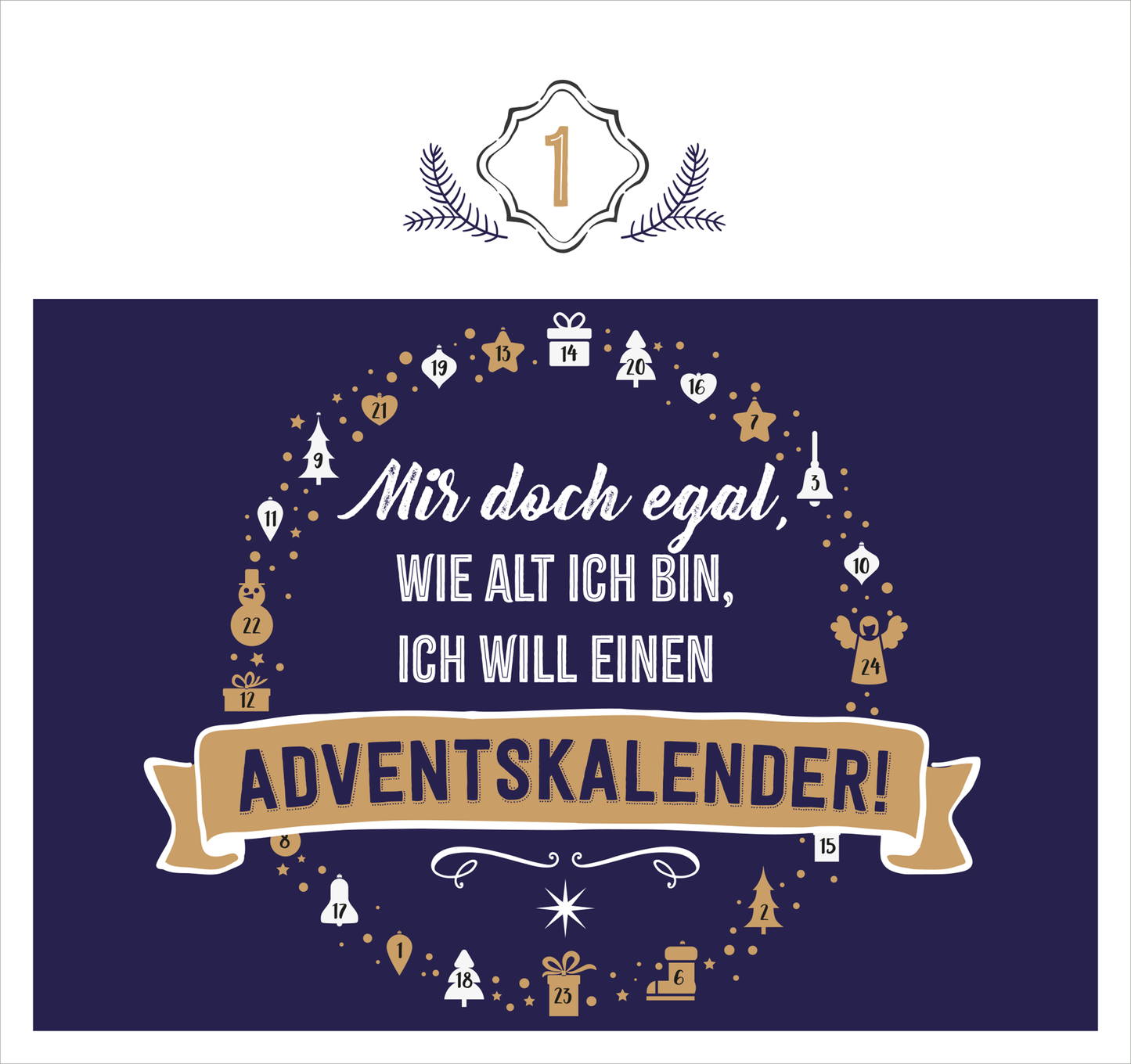 Gezeigt wird eine Innen- oder Zusatzansicht von „Postkarten-Adventskalender. Bitte lassen Sie Ihr Gebäck nicht unbeaufsichtigt!“.