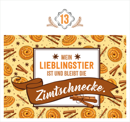 Gezeigt wird eine Innen- oder Zusatzansicht von „Postkarten-Adventskalender. Bitte lassen Sie Ihr Gebäck nicht unbeaufsichtigt!“.