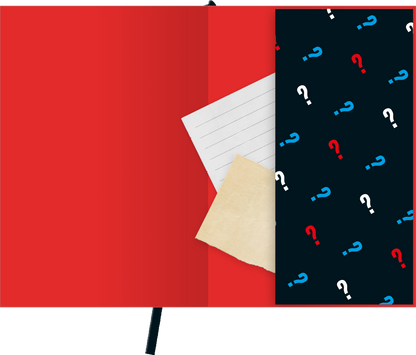 Gezeigt wird eine Innen- oder Zusatzansicht von „myNOTES Papeterie: Notizbuch A5 Die drei ??? – Die geheime Treppe  “.