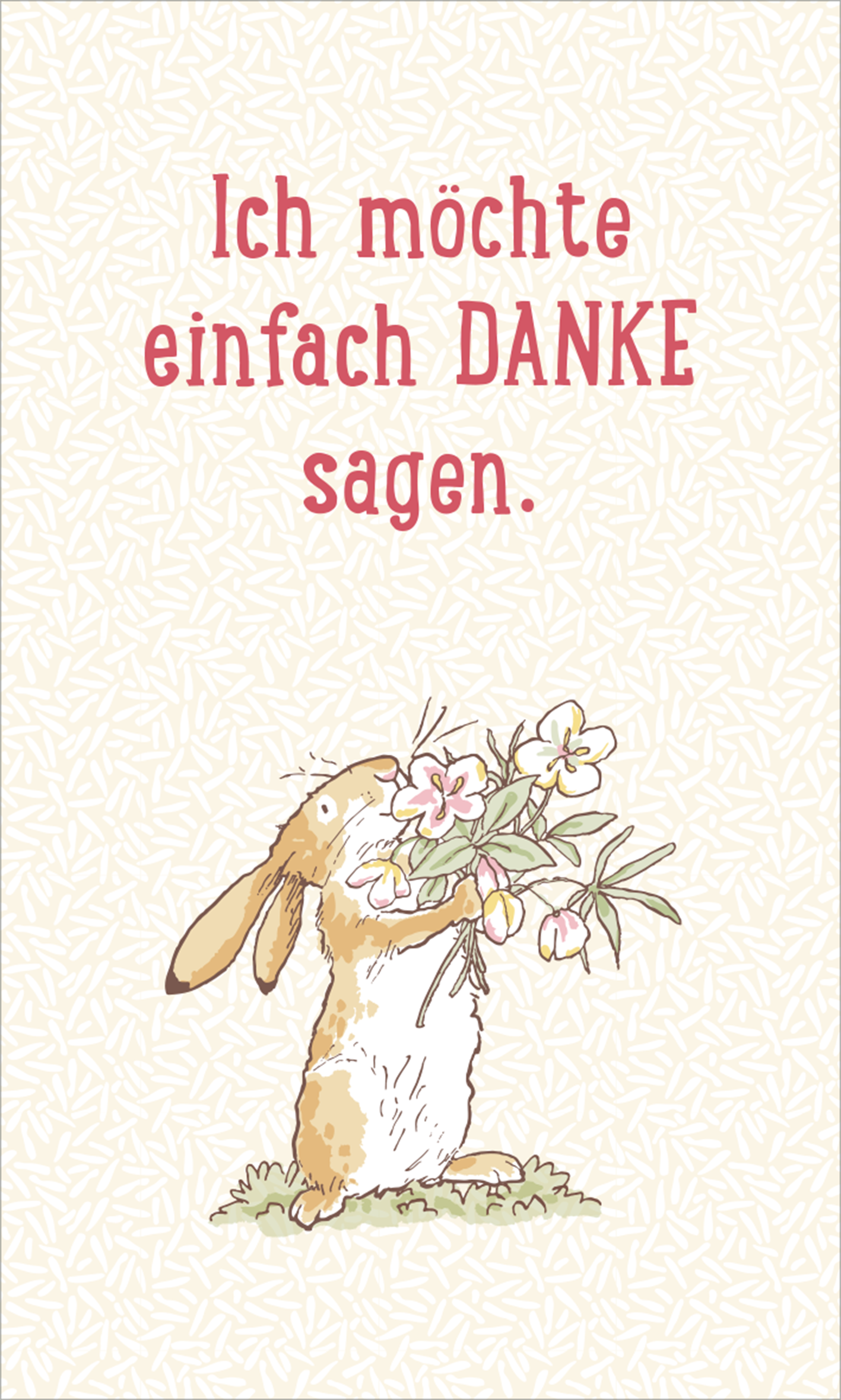 Gezeigt wird eine Innen- oder Zusatzansicht von „Weißt du eigentlich, wie lieb ich dich hab? Ich hab dich lieb, bis zum Mond und wieder zurück! “.