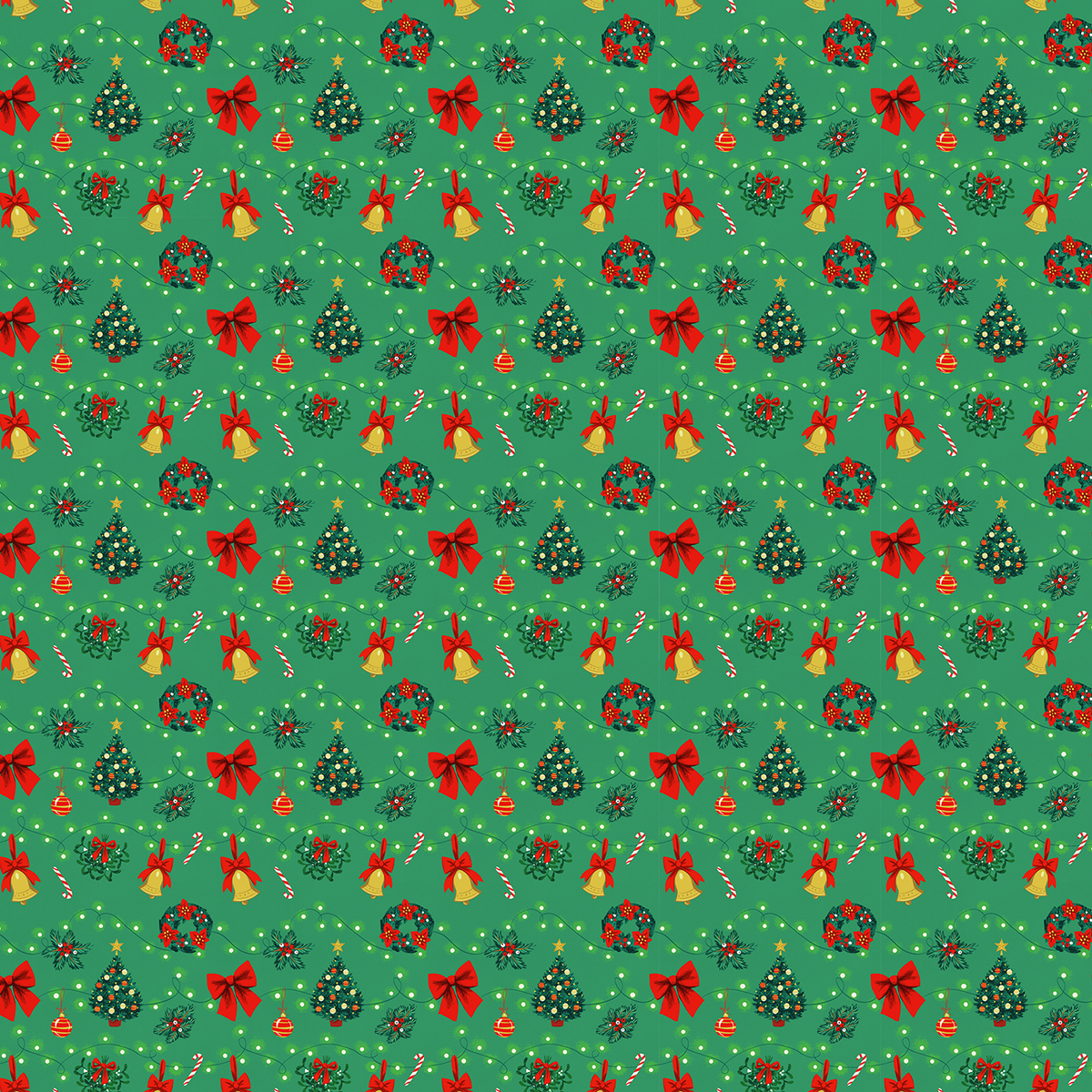 Gezeigt wird eine Innen- oder Zusatzansicht von „Weihnachtliches Geschenkpapier“.