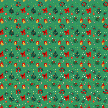 Gezeigt wird eine Innen- oder Zusatzansicht von „Weihnachtliches Geschenkpapier“.