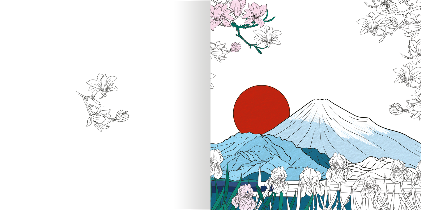 Gezeigt wird eine Innen- oder Zusatzansicht von „Wunderschönes Japan“.