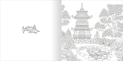 Gezeigt wird eine Innen- oder Zusatzansicht von „Wunderschönes Japan“.