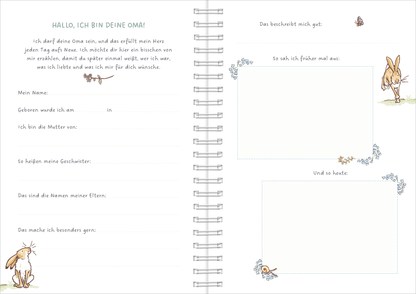 Gezeigt wird eine Innen- oder Zusatzansicht von „Weißt du eigentlich, wie lieb wir dich haben? “.