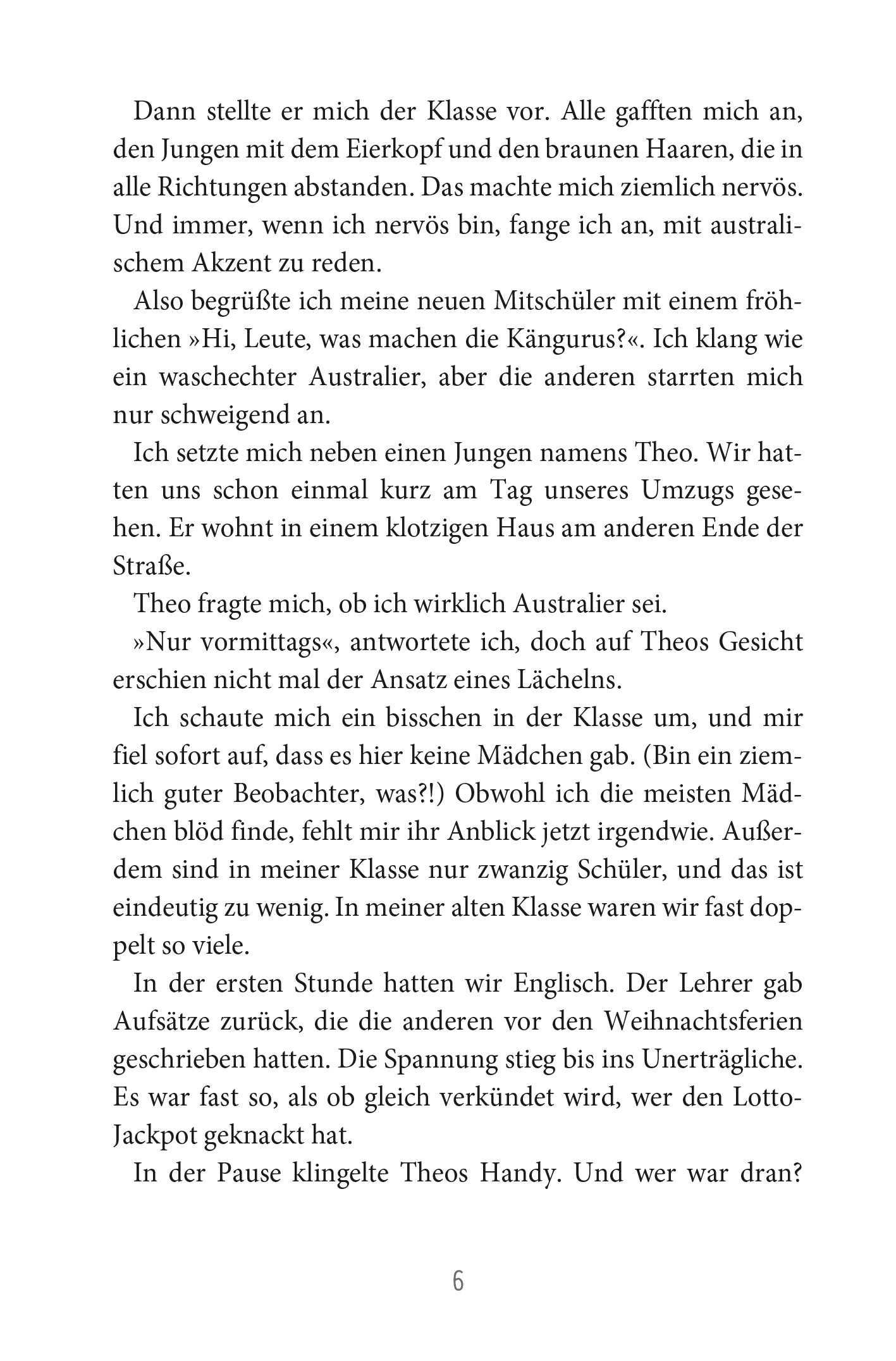 Gezeigt wird eine Innenansicht von „Wie man seine Eltern erzieht“. Die Seite zeigt einen einfach gestalteten, gut lesbaren Text in schwarzer Schrift auf weißem Hintergrund. Die typografische Gestaltung umfasst klare Absätze und eine lesefreundliche Schriftart. Es sind keine Bilder oder Illustrationen vorhanden.
