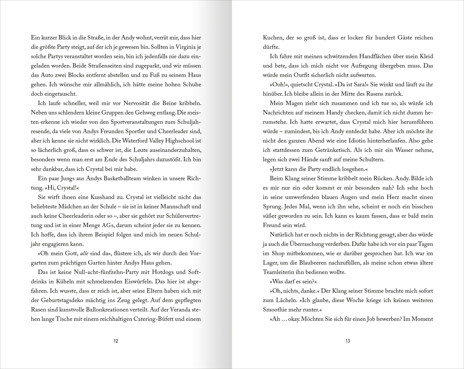 Gezeigt wird eine Innen- oder Zusatzansicht von „My Hot British Boyfriend“. Die Seiten sind im Hochformat gehalten und zeigen eine klare, gut lesbare Schriftart in Schwarz auf einem weißen Hintergrund. Der Text ist in Absätze gegliedert, wodurch die Lesbarkeit erhöht wird. Zentrale Elemente sind gut strukturiert, mit fließendem Inhalt, der eine Erzählung vermittelt. Die Seitenränder sind symmetrisch, und es sind keine ablenkenden grafischen Elemente vorhanden.