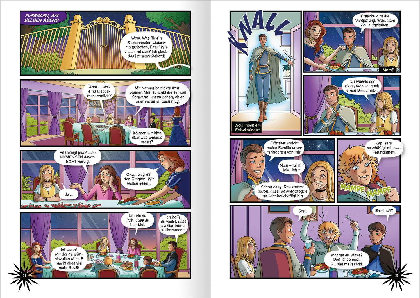 Gezeigt wird eine Innen- oder Zusatzansicht von „Keeper of the Lost Cities – Die Graphic Novel – Teil 2“.