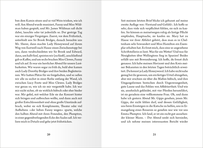 Gezeigt wird eine Innen- oder Zusatzansicht von „Die kleine Bibliothek der positiven Gefühle: Selbstliebe“. Die Doppelseite zeigt einen klaren, gut lesbaren Text in einer eleganten, serifenlosen Schriftart auf hellem Hintergrund. Der Text ist in Absätze unterteilt, die einen flüssigen Lesefluss ermöglichen. Die Seitenumbrüche sind harmonisch gestaltet, mit ausreichend Weißraum, der die Lesbarkeit fördert. Die schwarze Schriftfarbe bietet einen starken Kontrast zum Hintergrund,...