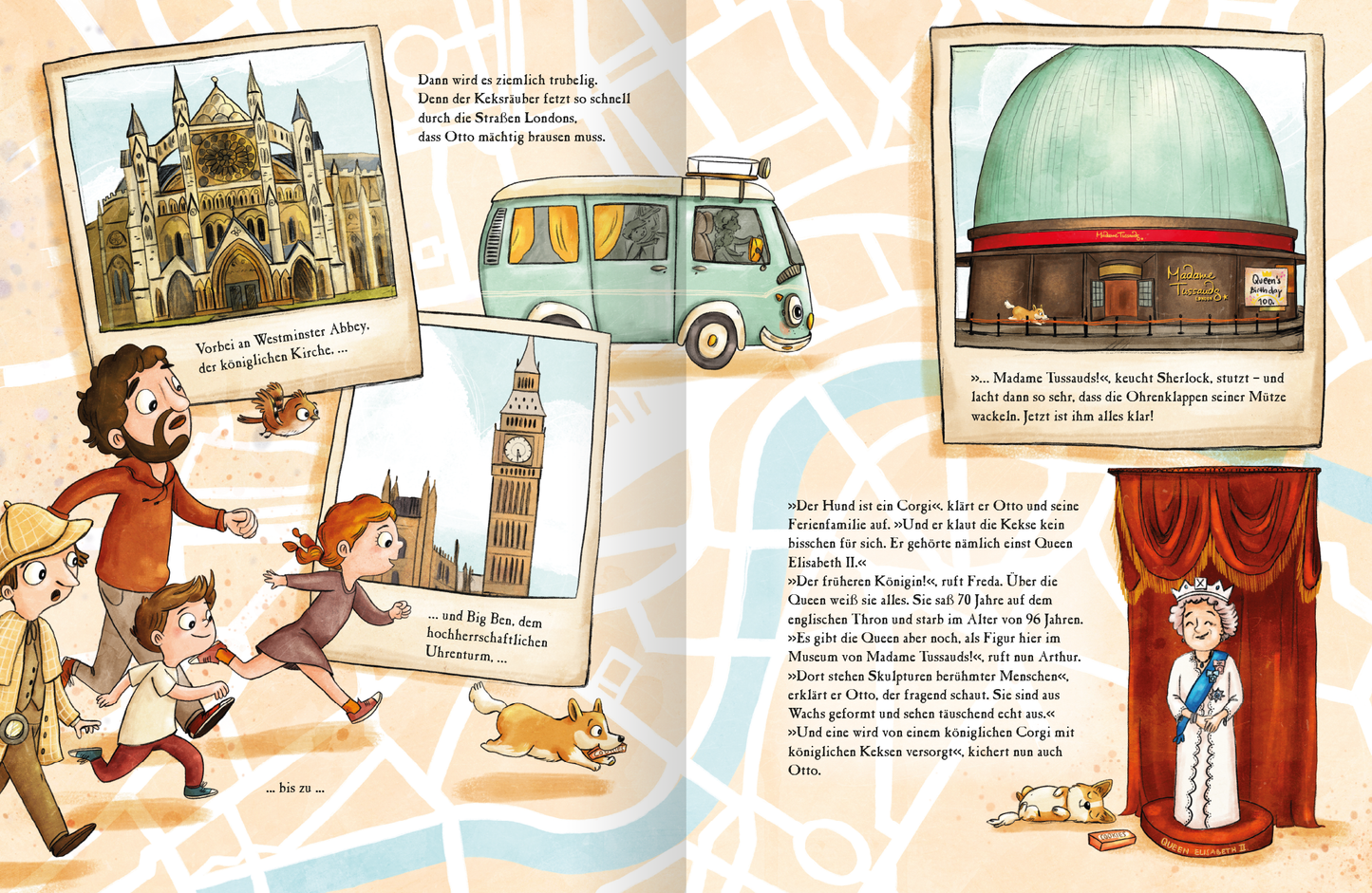 Gezeigt wird eine Innen- oder Zusatzansicht von „OTTO fährt los – Eine Reise nach England“.