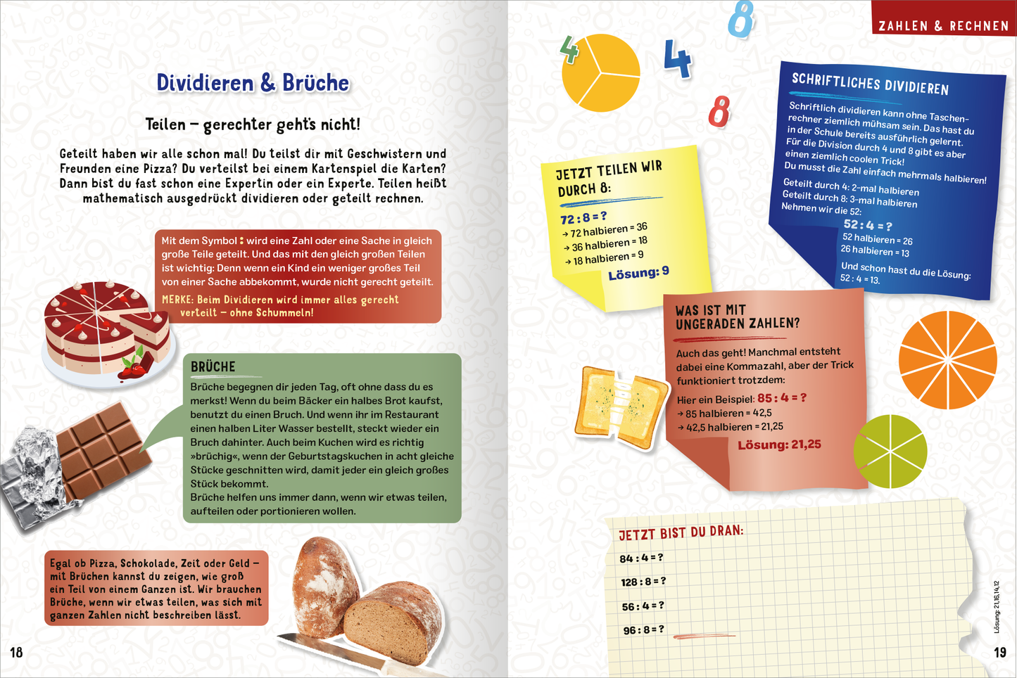 Gezeigt wird eine Innen- oder Zusatzansicht von „Science &amp; Kids – Das geniale Buch der Mathematik“.