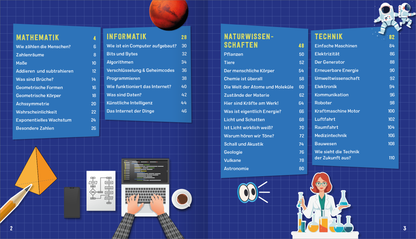 Gezeigt wird eine Innen- oder Zusatzansicht von „Science &amp; Kids – Das geniale Forscherbuch“.