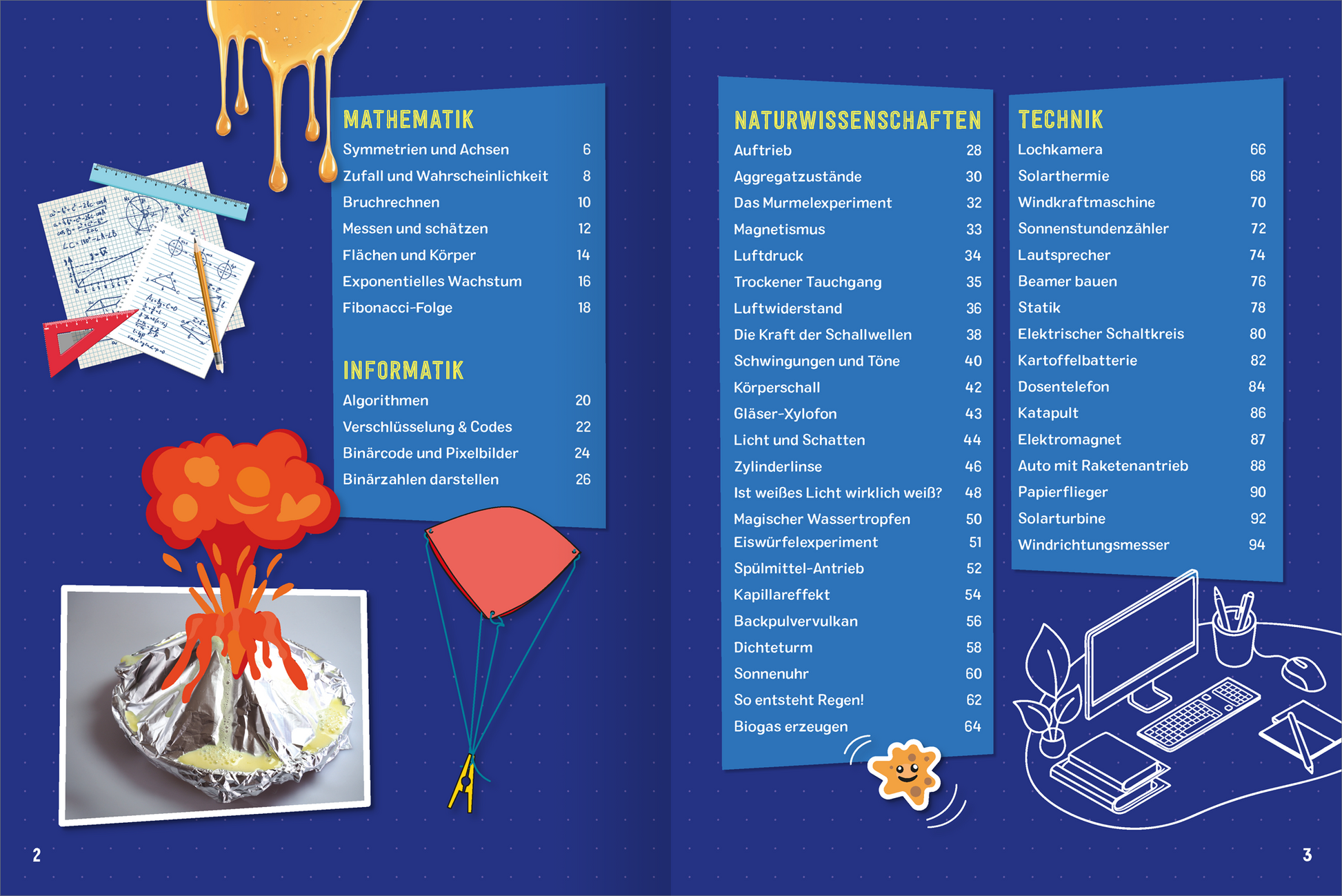 Gezeigt wird eine Innen- oder Zusatzansicht von „Science &amp; Kids – Geniale Experimente“.