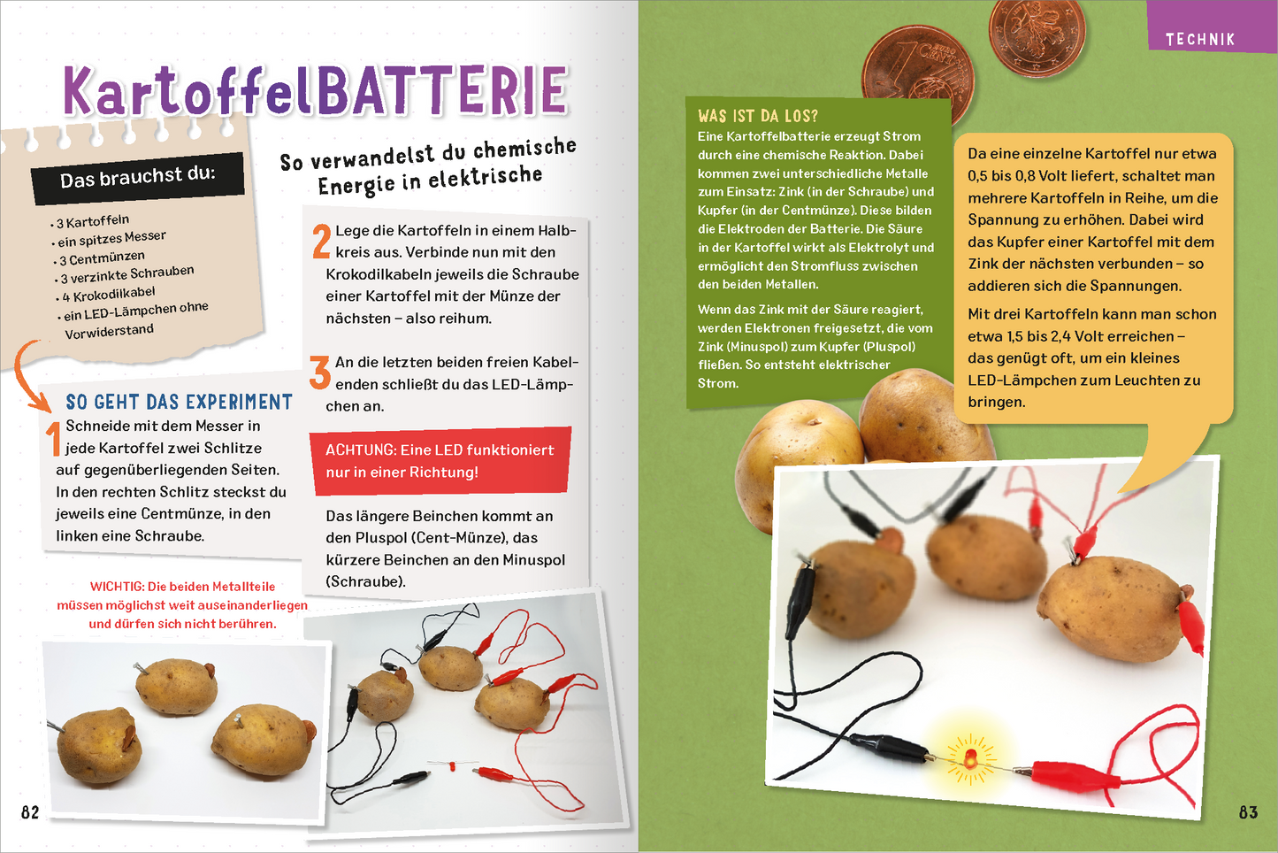 Gezeigt wird eine Innen- oder Zusatzansicht von „Science &amp; Kids – Geniale Experimente“.