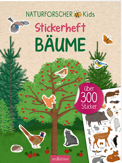 Naturforscher-Kids – Stickerheft Bäume