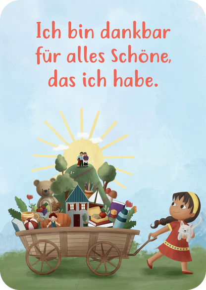 Gezeigt wird eine Innen- oder Zusatzansicht von „Herz- und Mutmachkarten“.