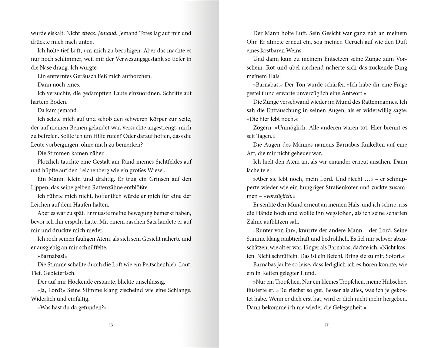 Gezeigt wird eine Innen- oder Zusatzansicht von „On Wings of Blood“.