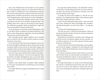 Gezeigt wird eine Innen- oder Zusatzansicht von „On Wings of Blood“.