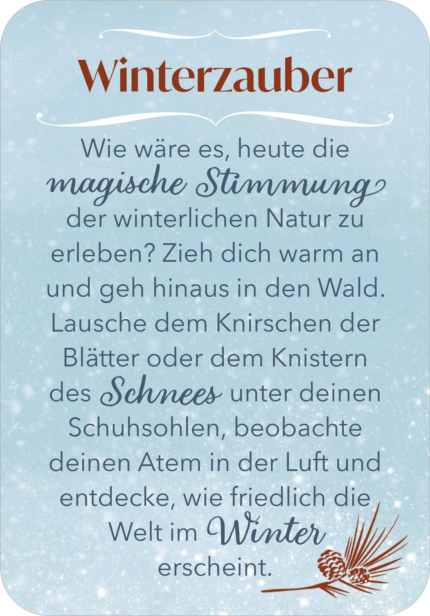 Gezeigt wird eine Innen- oder Zusatzansicht von „Wundervoller Advent“.