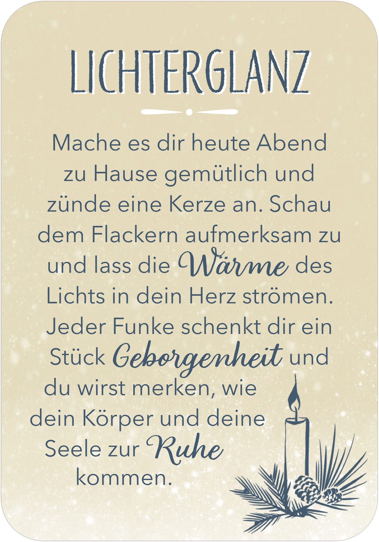 Gezeigt wird eine Innen- oder Zusatzansicht von „Wundervoller Advent“.