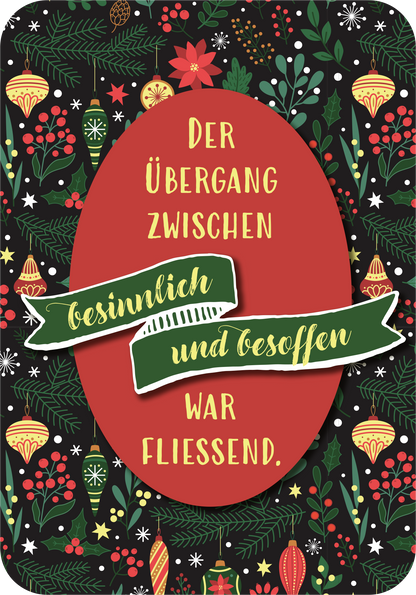 Gezeigt wird eine Innen- oder Zusatzansicht von „Plätzchen weg, Nerven blank.“