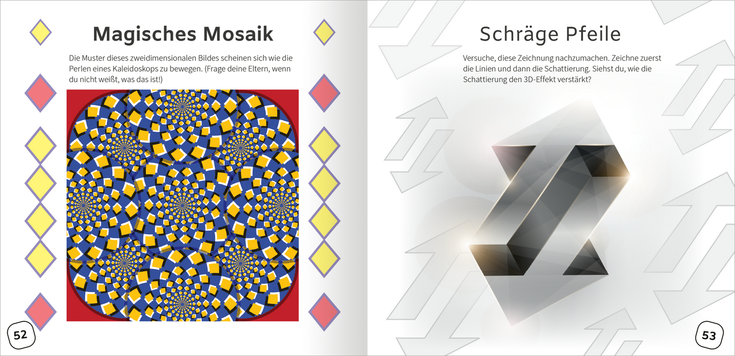 Gezeigt wird eine Innen- oder Zusatzansicht von „Optische Täuschungen“.