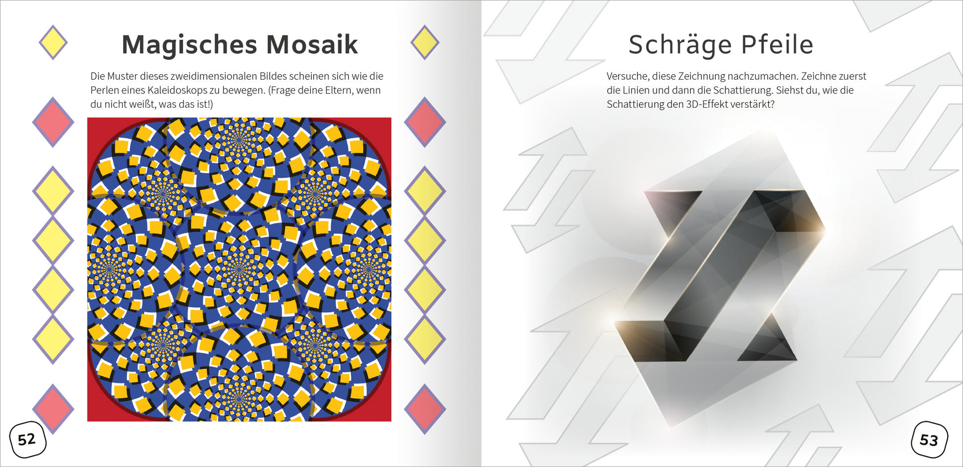 Gezeigt wird eine Innen- oder Zusatzansicht von „Optische Täuschungen“.