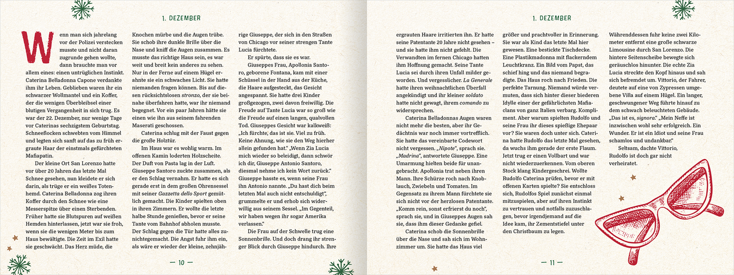 Gezeigt wird eine Innen- oder Zusatzansicht von „Lametta La Mamma La Mafia“.