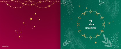 Gezeigt wird eine Innen- oder Zusatzansicht von „Weihnachtszeit ist Dehnbundzeit!“.