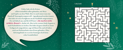 Gezeigt wird eine Innen- oder Zusatzansicht von „Weihnachtszeit ist Dehnbundzeit!“.