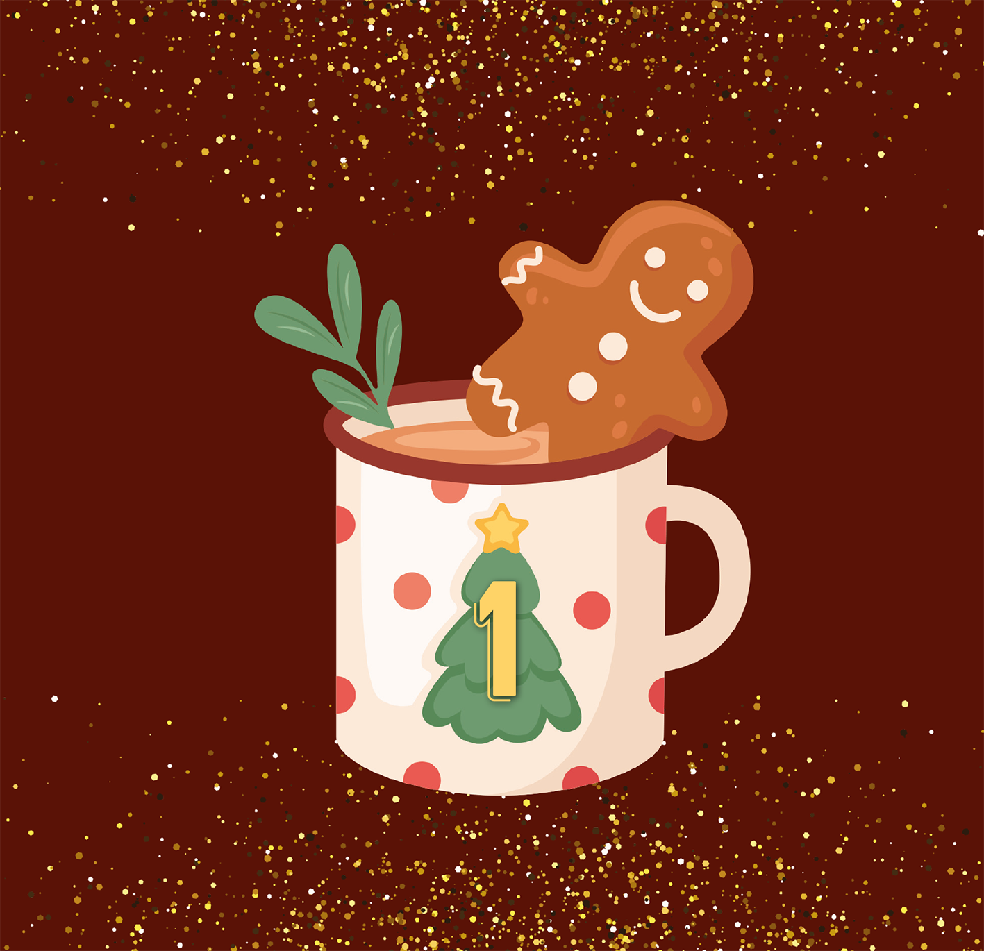 Gezeigt wird eine Innen- oder Zusatzansicht von „24 Tassen Kaffee sind auch ein Adventskalender“.