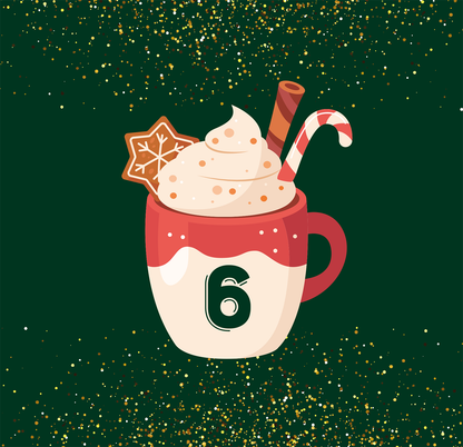 Gezeigt wird eine Innen- oder Zusatzansicht von „24 Tassen Kaffee sind auch ein Adventskalender“.