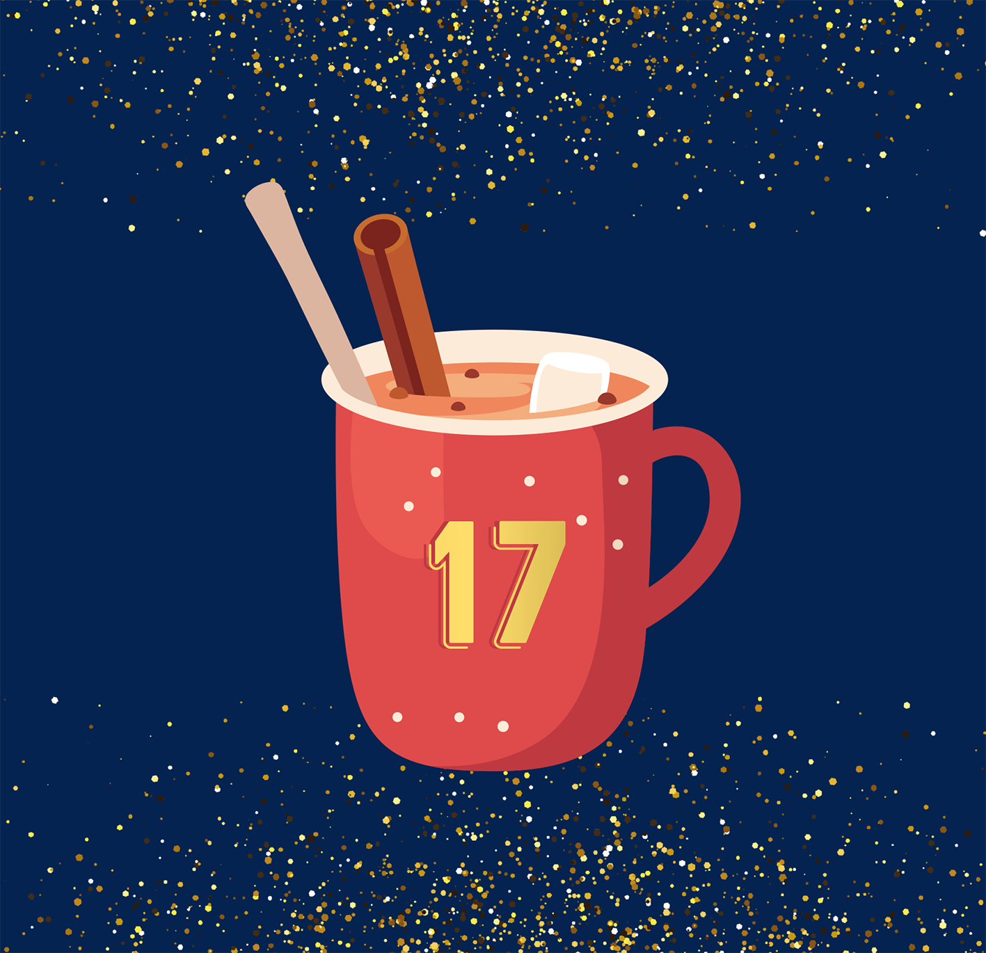 Gezeigt wird eine Innen- oder Zusatzansicht von „24 Tassen Kaffee sind auch ein Adventskalender“.